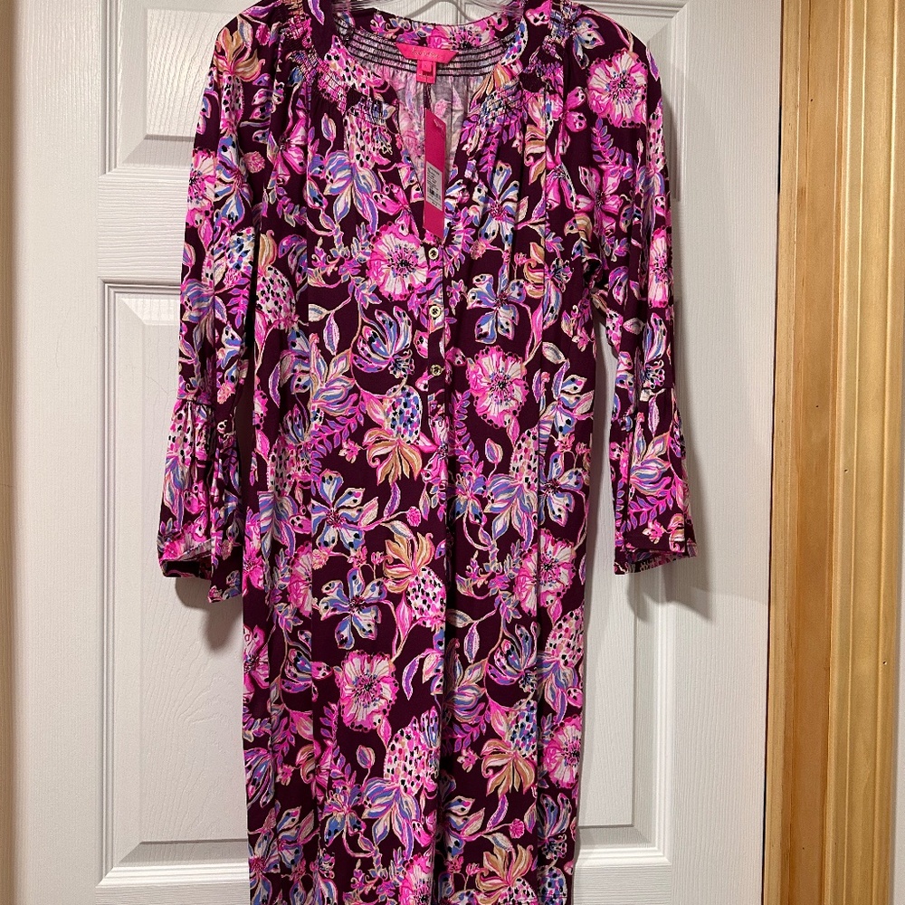 NWT Lilly Pulitzer Norris 3/4 Sleeve Dress Size L